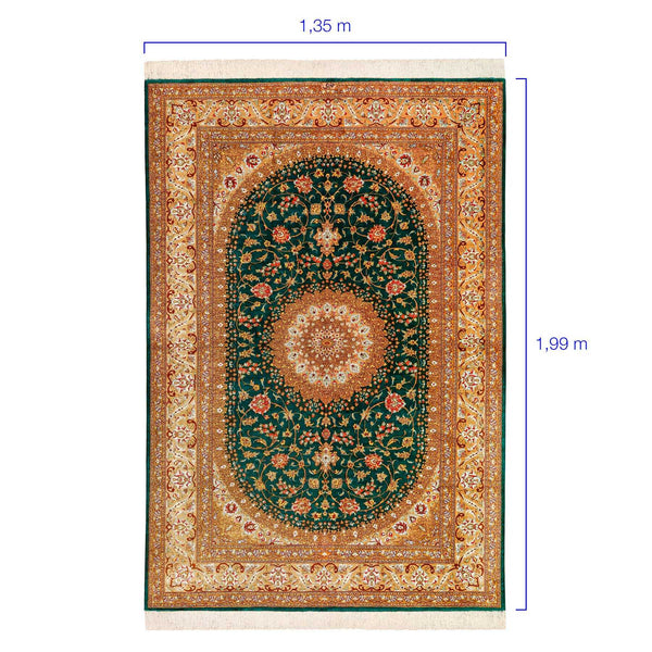 Tapete Iraniano Ghom Silk Ahami