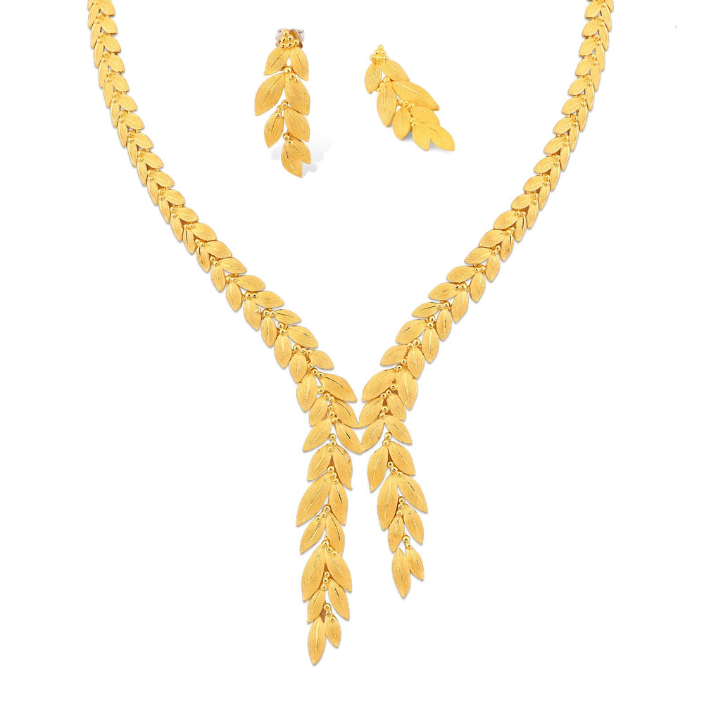 135119-Colar e Par de Brincos linha Prima Gold em Ouro Amarelo 24 k
