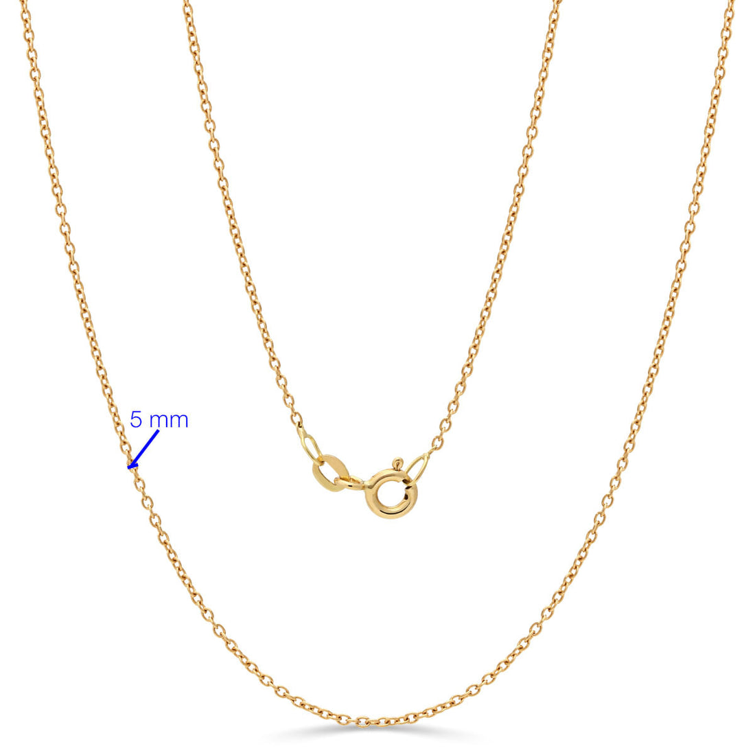Corrente de Ouro Amarelo 45 cm