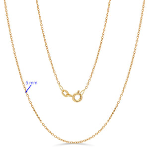 Corrente de Ouro Amarelo 45 cm