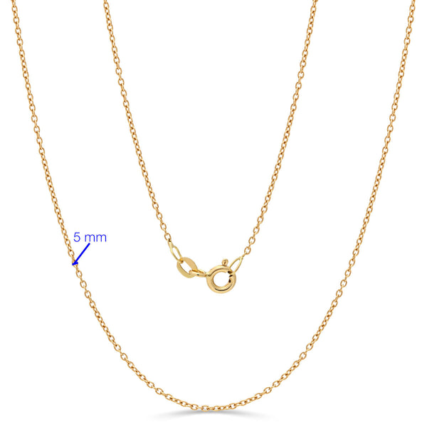 Corrente de Ouro Amarelo 45 cm