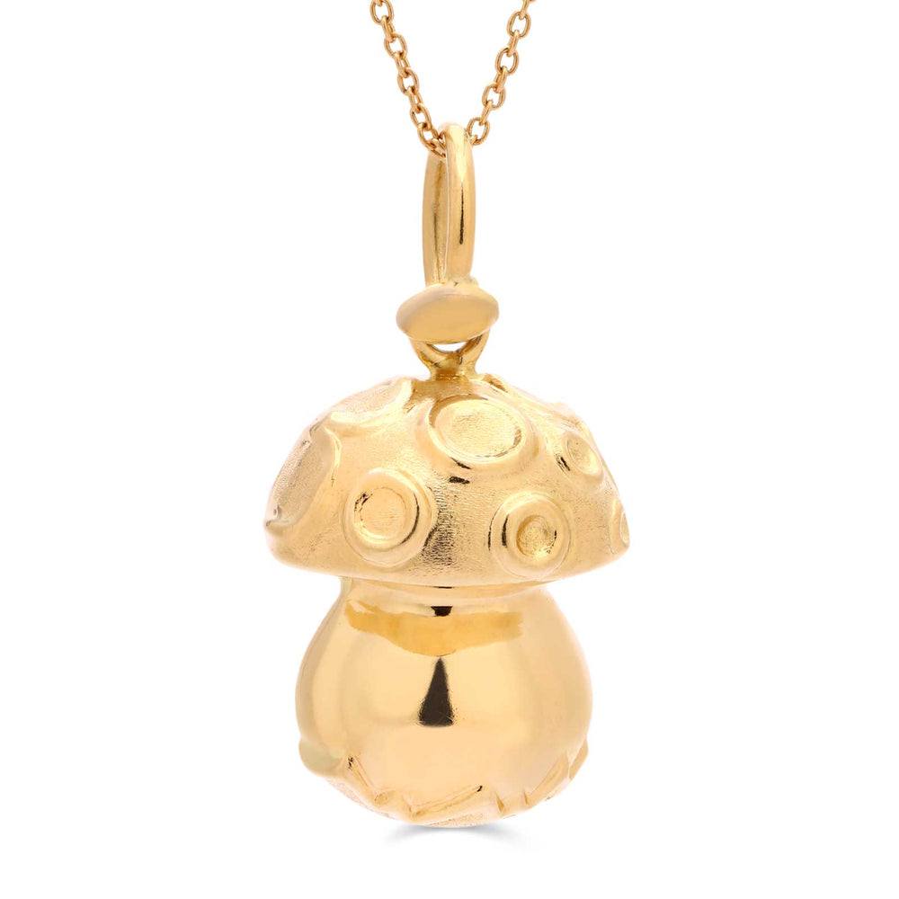 Pingente em Ouro Amarelo 18k Cogumelo