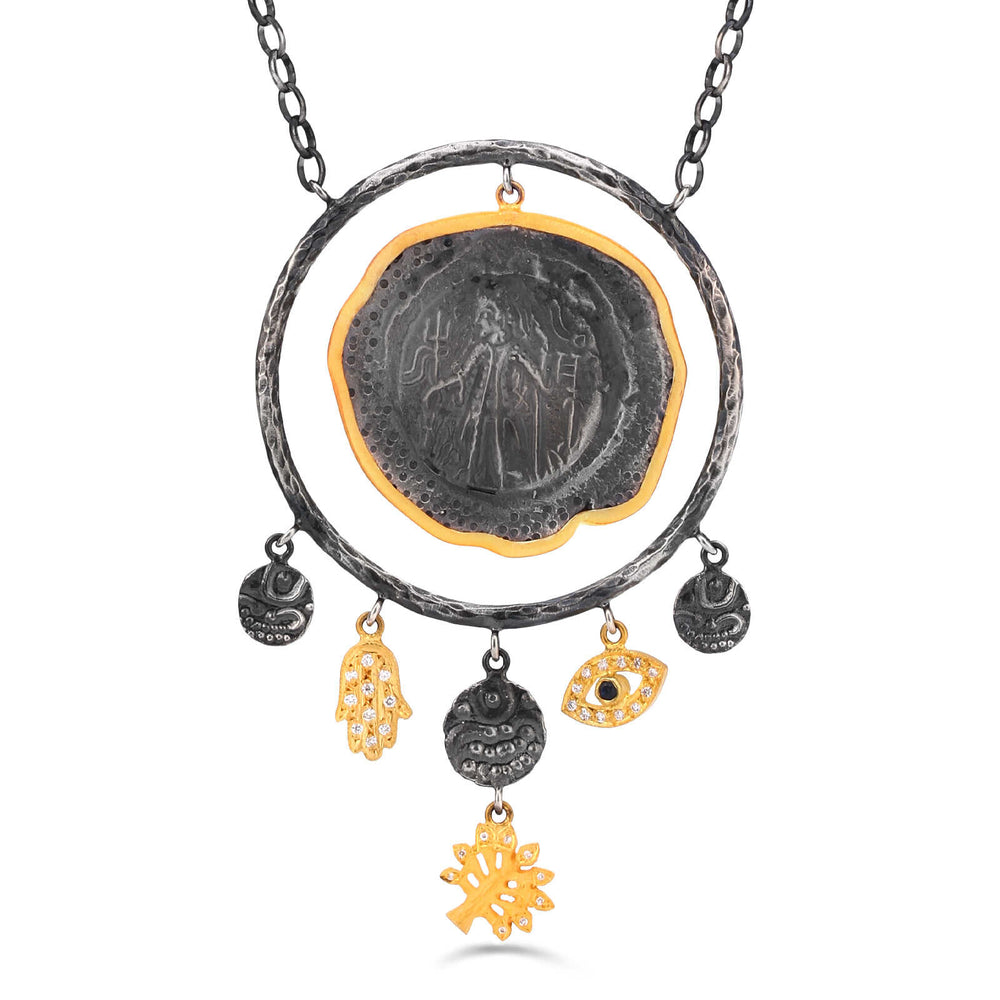 139180-Colar Linha Kurtulan de Ouro amarelo 18k  e Prata