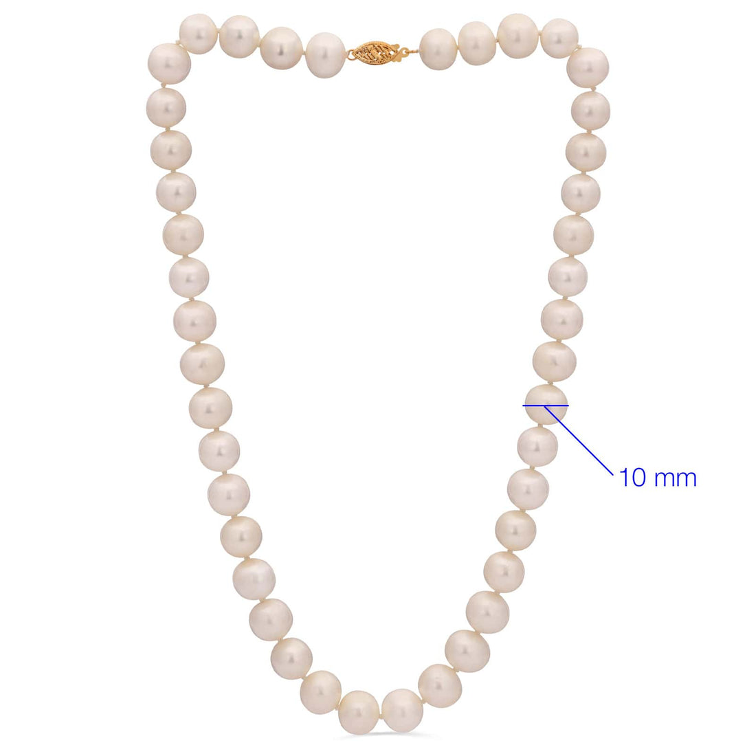 Colar em Ouro Amarelo 14k com Perolas Brancas