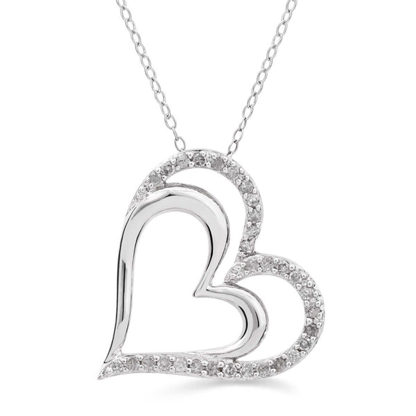 Pingente em Prata 925 com Diamantes