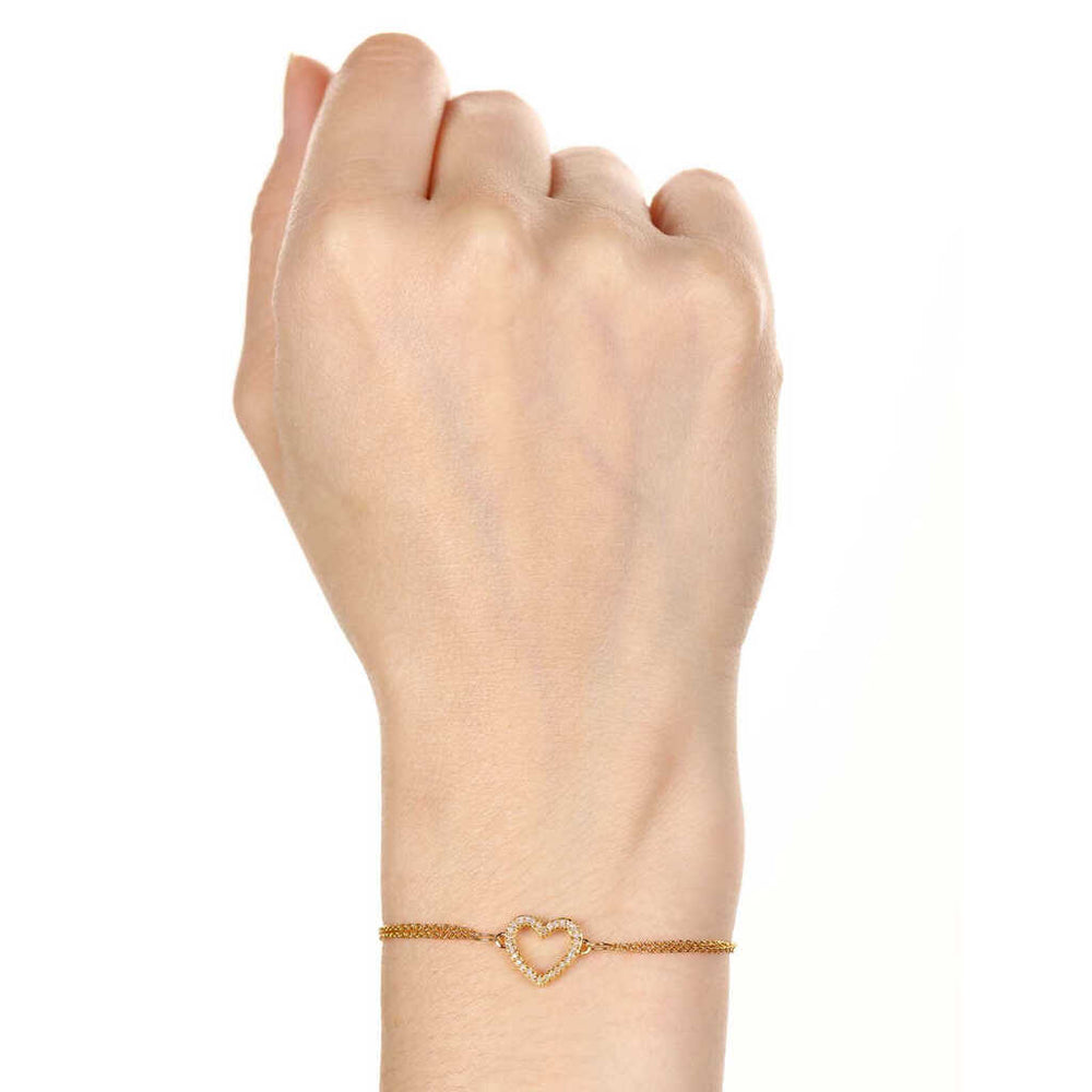 Pulseira em Prata 925 com Diamantes