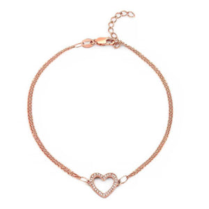 Pulseira em Prata 925 com Diamantes