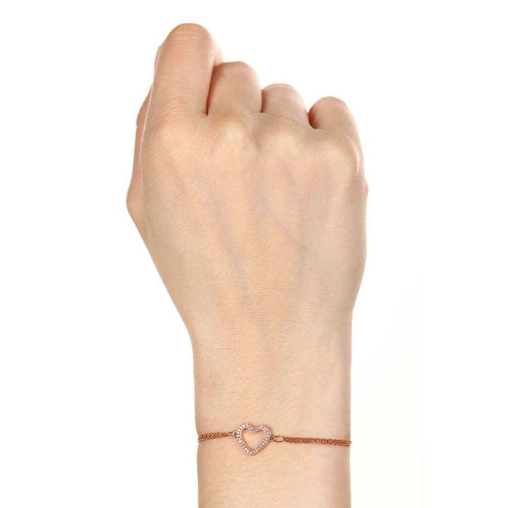 Pulseira em Prata 925 com Diamantes