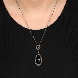 Pingente em Prata 925 com Onix e Marcassitas