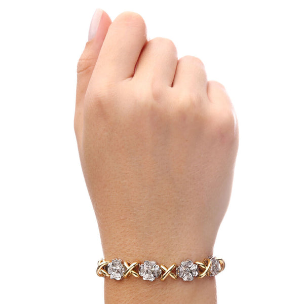 Pulseira em Ouro Amarelo 18k com Diamantes