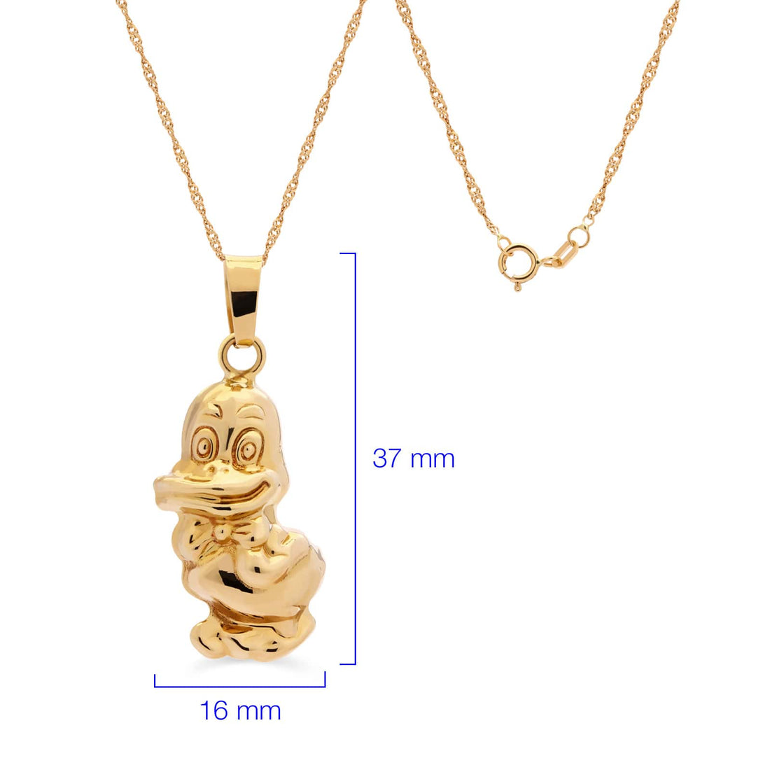 Pingente em Ouro Amarelo Patinho