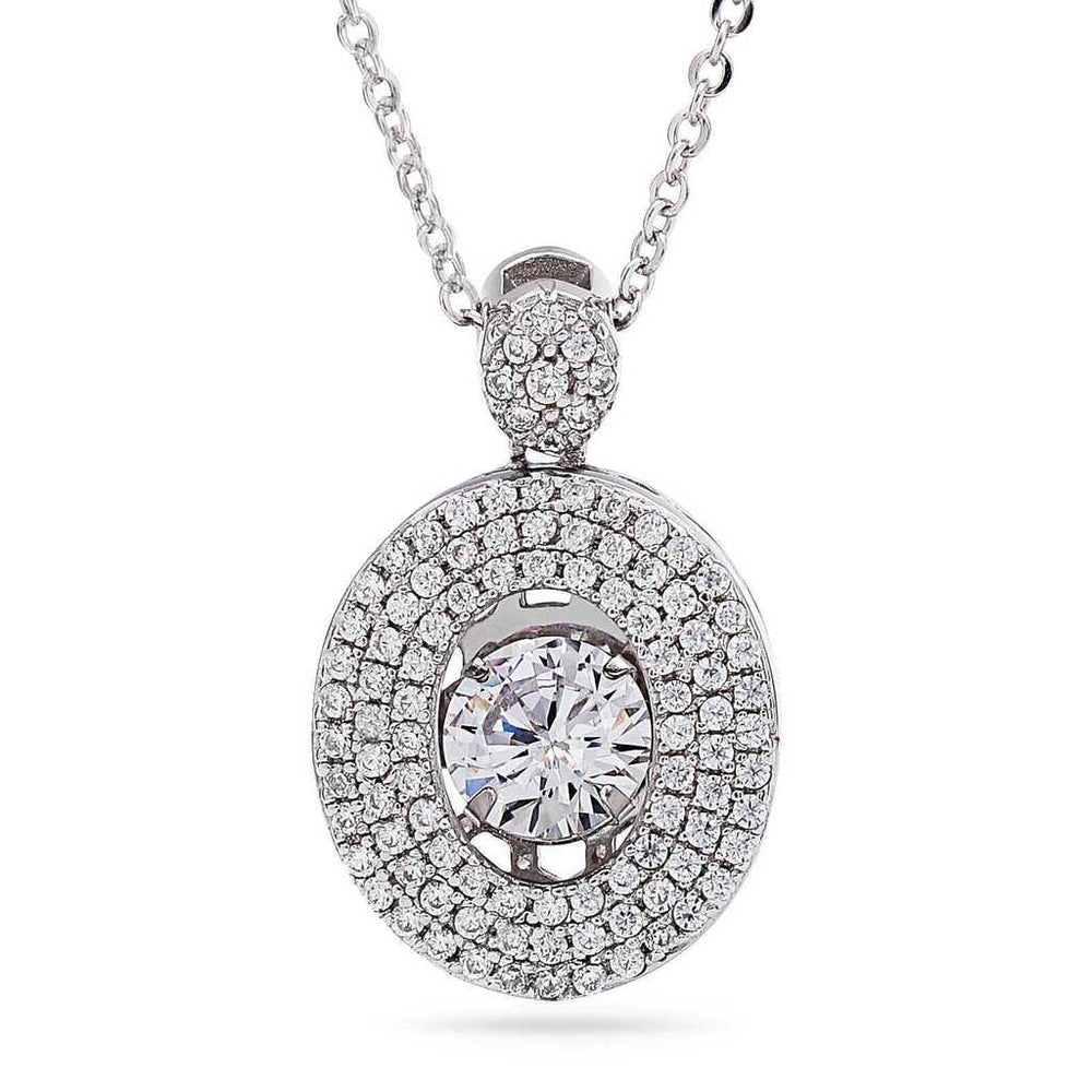 Pingente Linha Dancing Diamond em Prata 925 com Zircônias