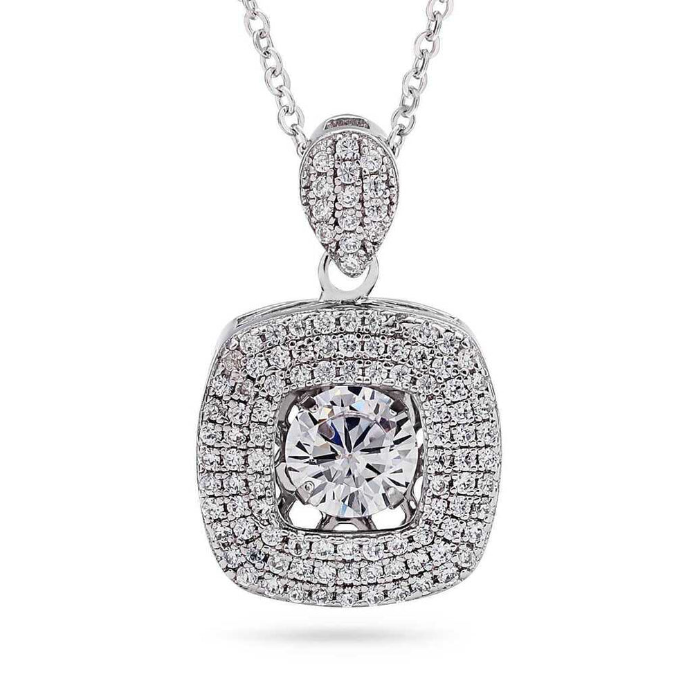 Pingente Linha Dancing Diamond em Prata 925 Zircônias