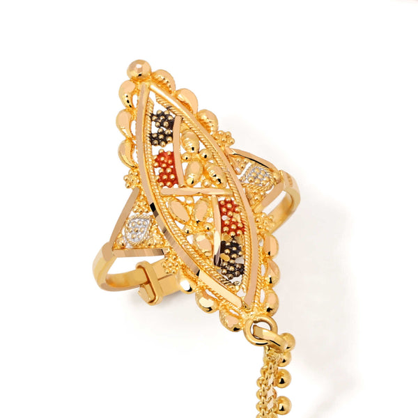 146702-Pulseira Linha Alshahba em Ouro Amarelo 21k