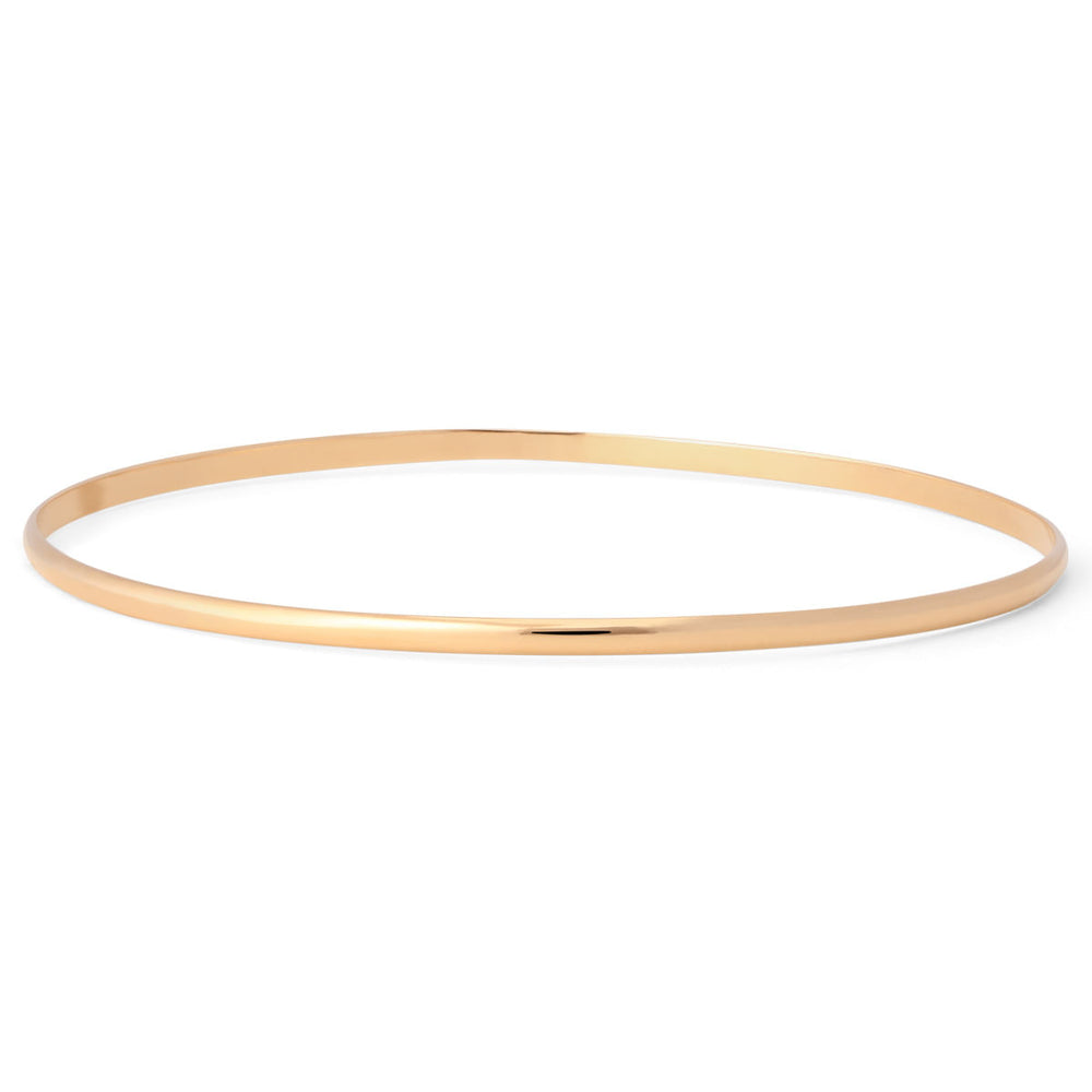 Bracelete Polido em Ouro Rosê 18k