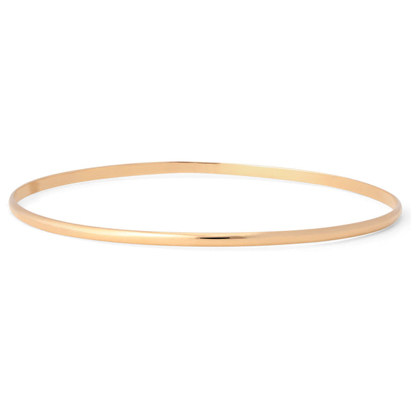 Bracelete Polido em Ouro Rosê 18k