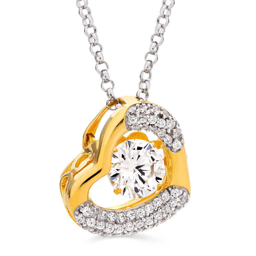 Pingente Linha Dancing Diamont em Prata 925 com Zirconias
