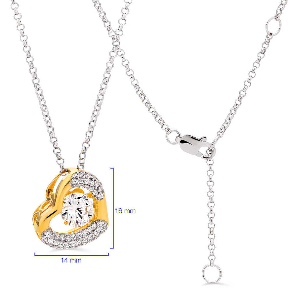 Pingente Linha Dancing Diamont em Prata 925 com Zirconias