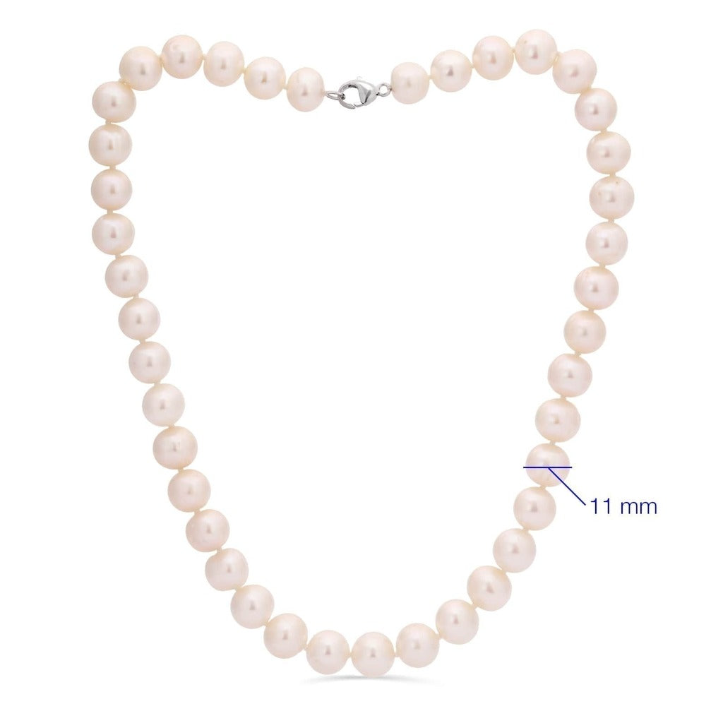 Colar e Pulseira em Prata 925 de Pérolas Brancas