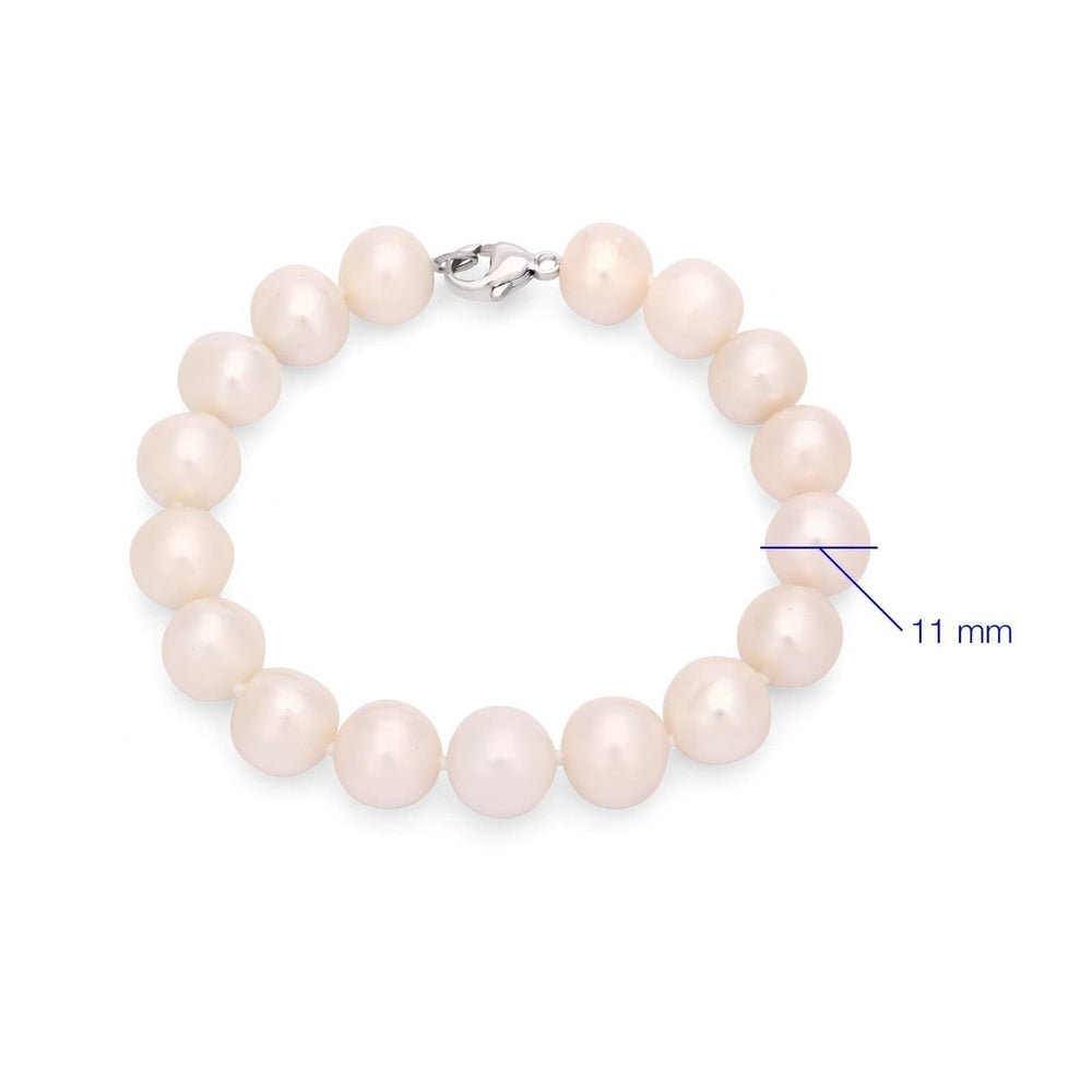 Colar e Pulseira em Prata 925 de Pérolas Brancas