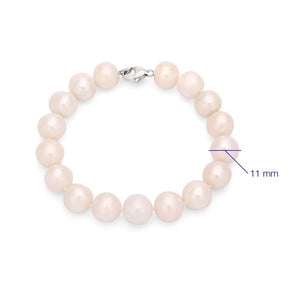 Colar e Pulseira em Prata 925 de Pérolas Brancas