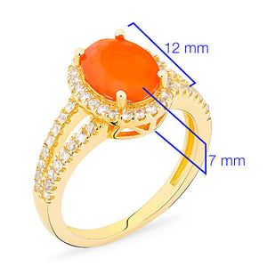 Conjunto em Prata 925 com Opala e Zircônias