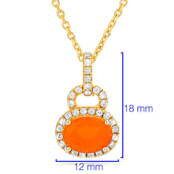Conjunto em Prata 925 com Opala e Zircônias