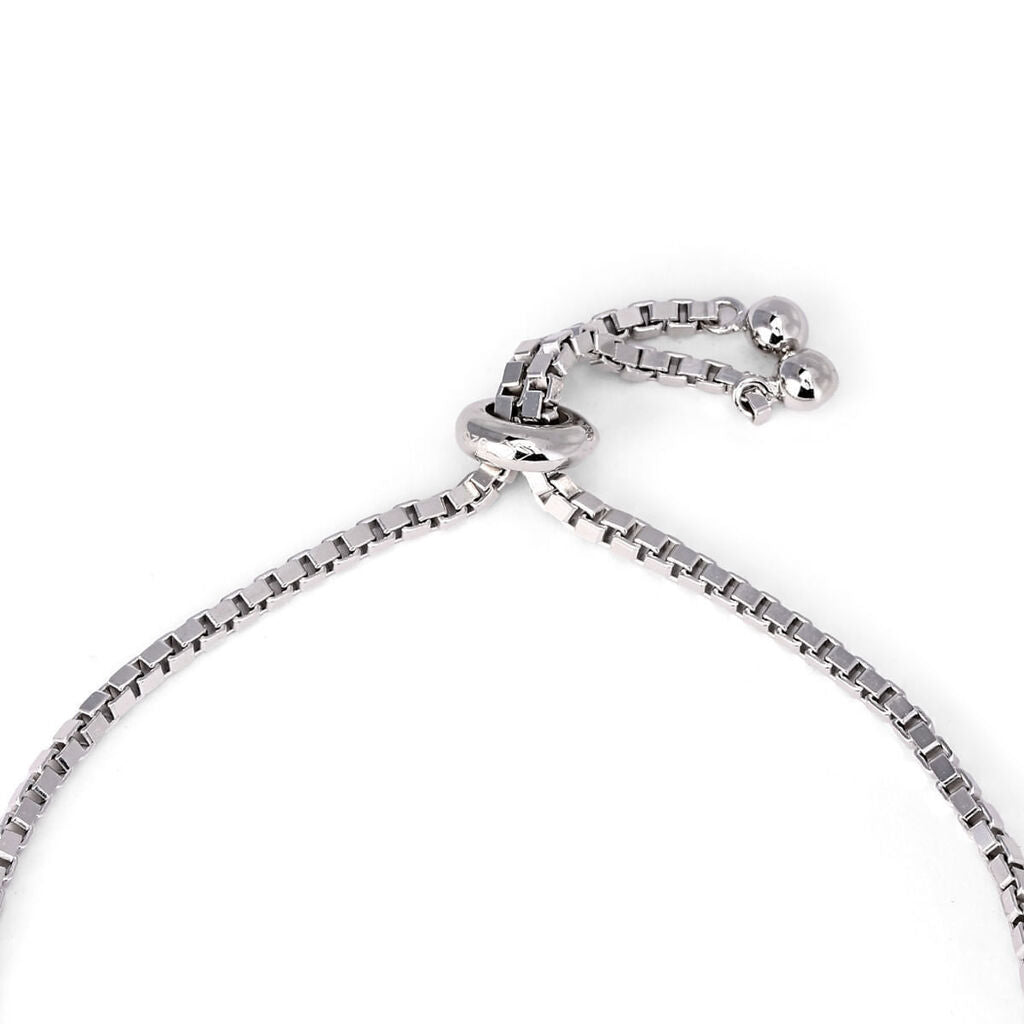 Pulseira em Prata 925 com Diamante Negro e Brancos