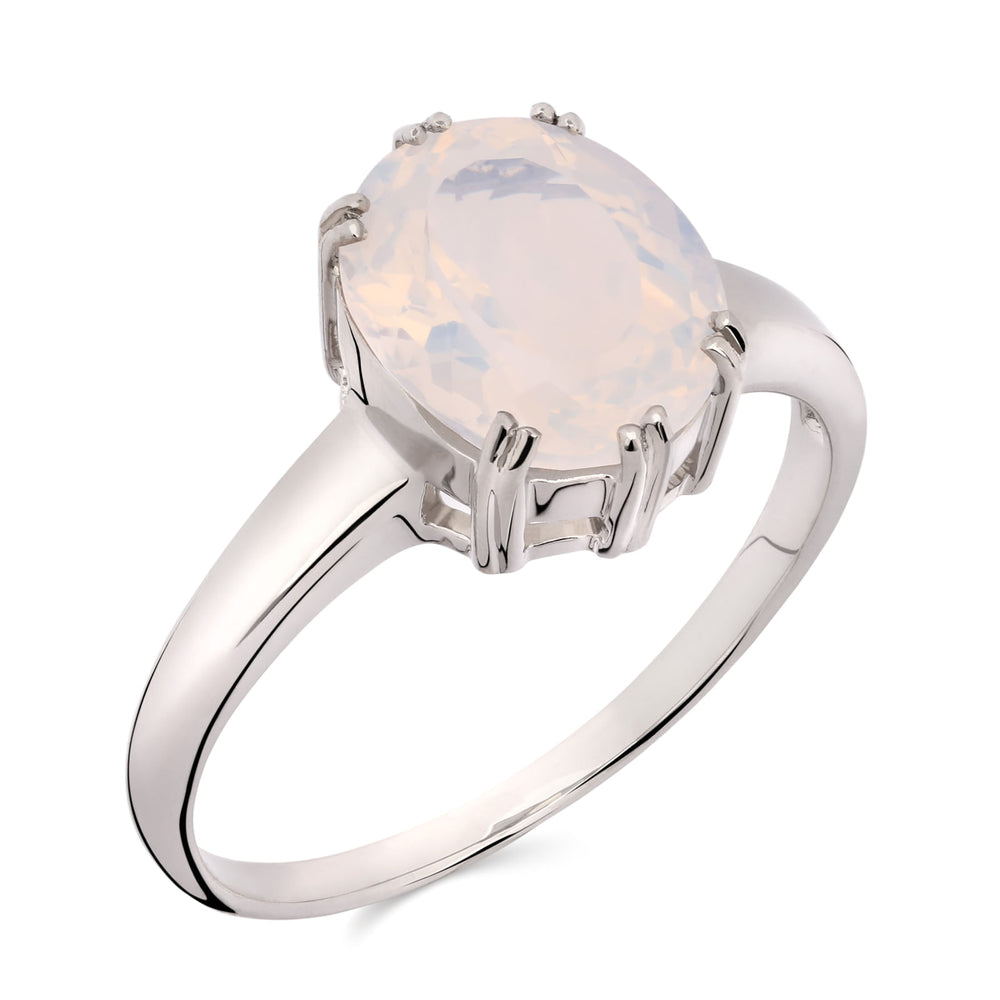 Anel em Prata 925 com Quartzo Blue Moon