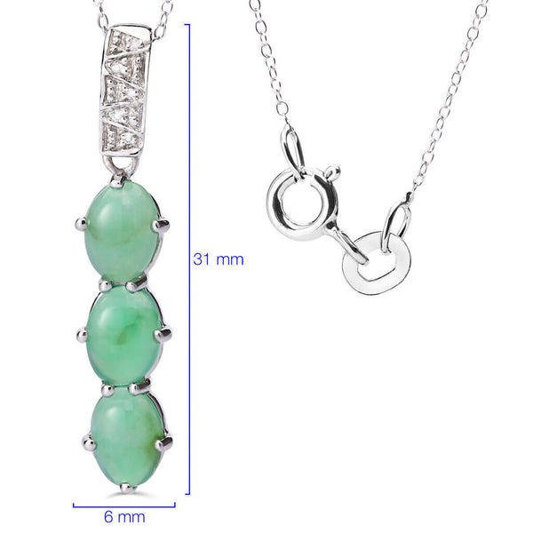 Pingente em Prata 925 De Crisopala  e Diamantes