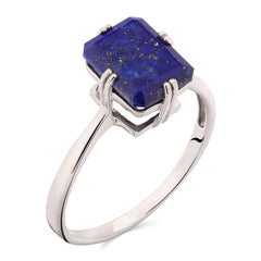 Anel em Prata 925 com Lapis Lazulle
