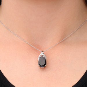 Pingente em Prata 925 com Black Spinel