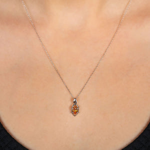 Conjunto em Prata 925 com Safira Amarela