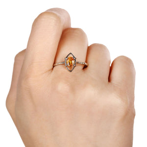 Conjunto em Prata 925 com Safira Amarela