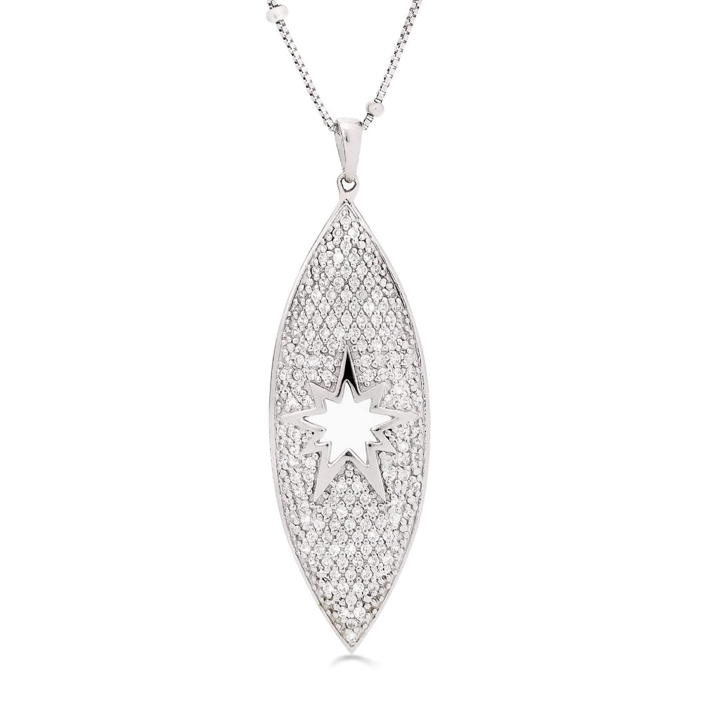 173570-Pingente Linha Eva Larue em Prata 925 com Zircônias