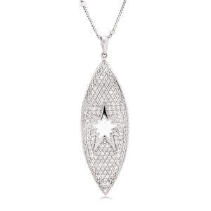 173570-Pingente Linha Eva Larue em Prata 925 com Zircônias