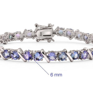 Pulseira em Prata 925 com Tanzanita