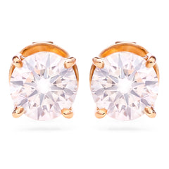 Par de Brincos Solitário em Ouro Branco 18K com Diamantes SI3 de Aproximadamente 2 ct