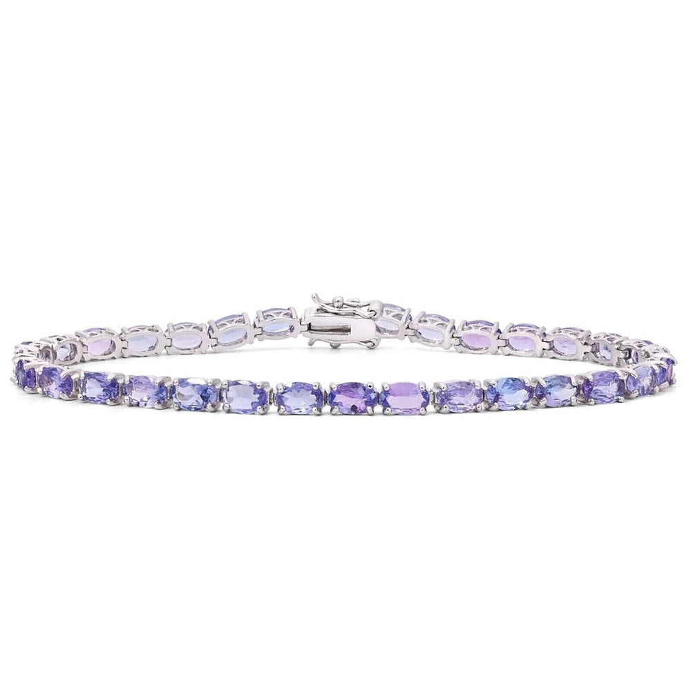 Pulseira em Prata 925 com Tanzanitas