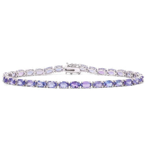 Pulseira em Prata 925 com Tanzanitas