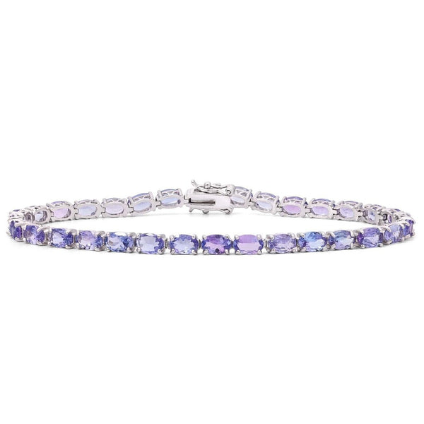 Pulseira em Prata 925 com Tanzanitas