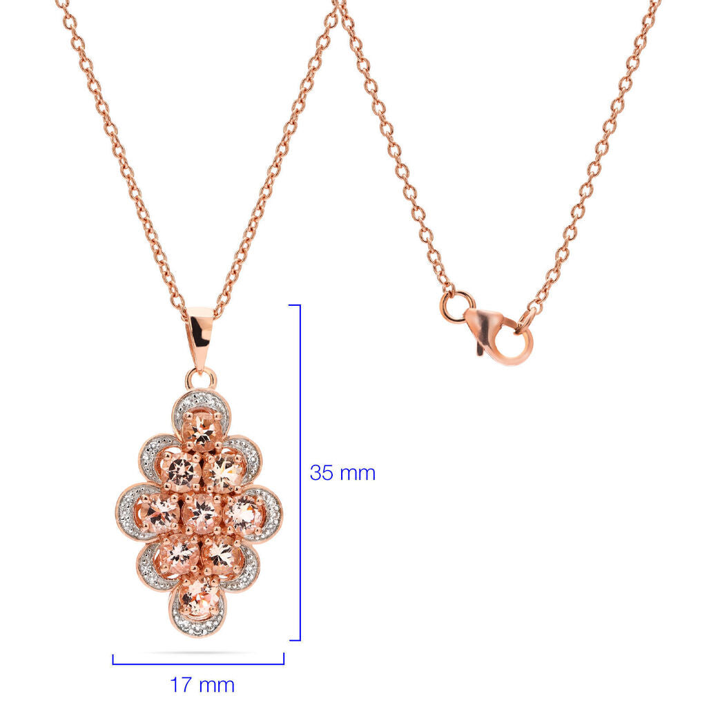 Conjunto Morganita Prata