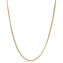 Corrente em Ouro Amarelo 18k Malha Groumet - 40 cm