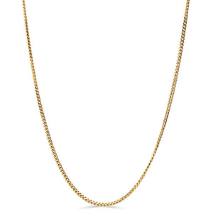 Corrente em Ouro Amarelo 18k Malha Groumet - 40 cm