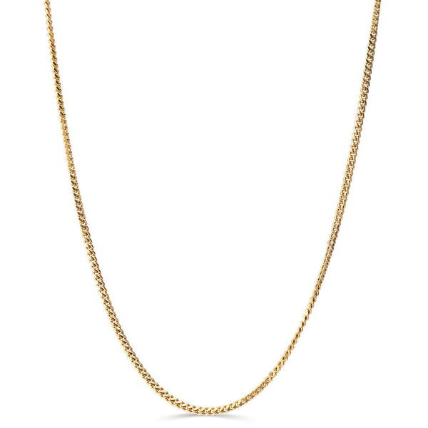 Corrente em Ouro Amarelo 18k Malha Groumet - 40 cm