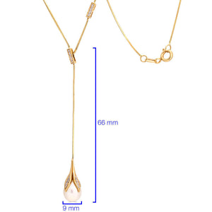 Pingente e Par de Brincos em Ouro Amarelo 18k com Perolas e Diamantes