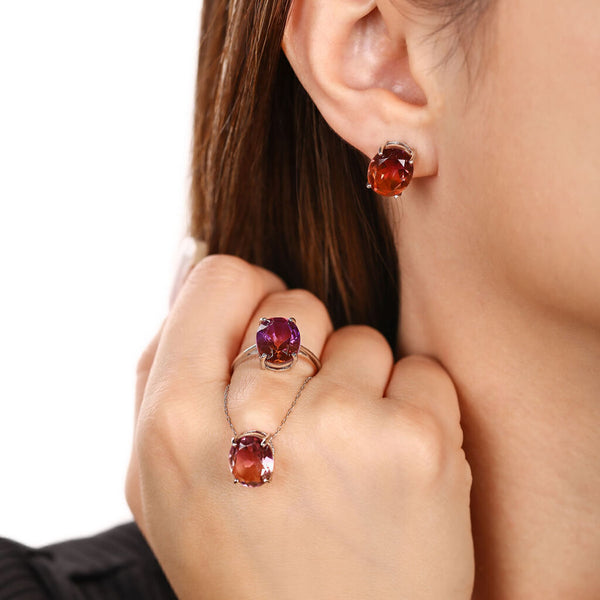 Conjunto em Prata 925 com Ametrine