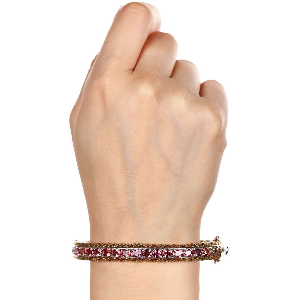 Bracelete em Prata 925 com Bixbite