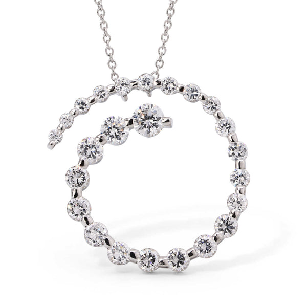 Pingente em Prata 925 com Zirconias