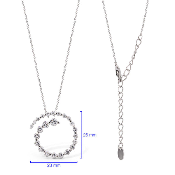 Pingente em Prata 925 com Zirconias
